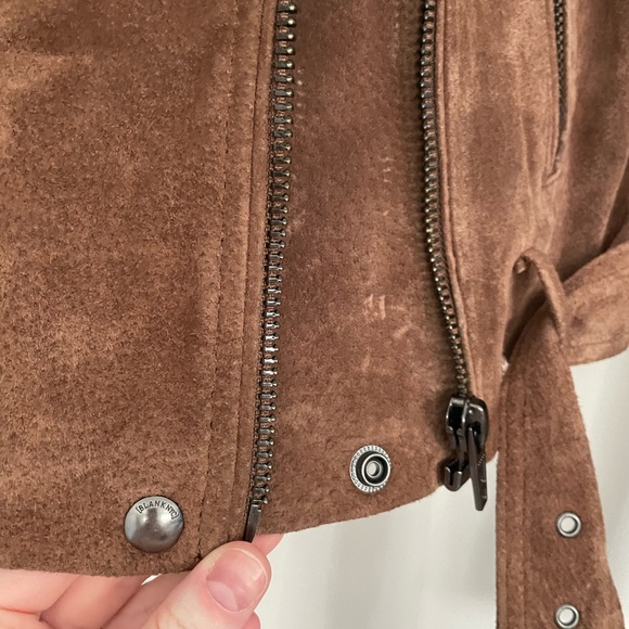Blank NYC Brown Leather Jacket - Picture 7 of 15